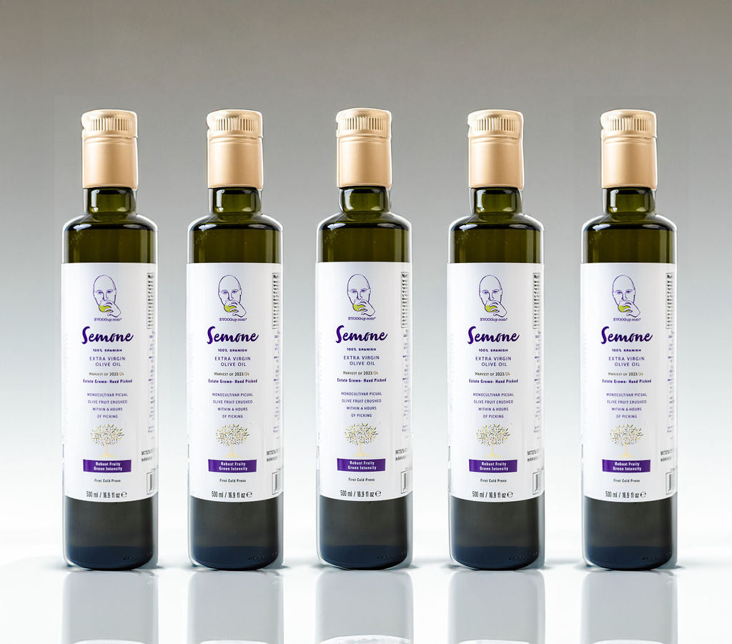 C EVOOGuy.com (R) Semone Extra Virgin Olive Oil- Premium- 100% Spanish Picual- 6 Bottles (1 case)-2023/24 New Harvest-JUST ARRIVED!