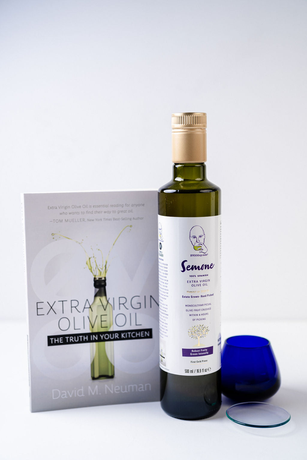 A EVOOGuy.com(R) 2023/2024 New Harvest Semone Extra Virgin Olive Oil- Premium- JUST ARRIVED- 100% Spanish Picual - 1 bottle (500ml)